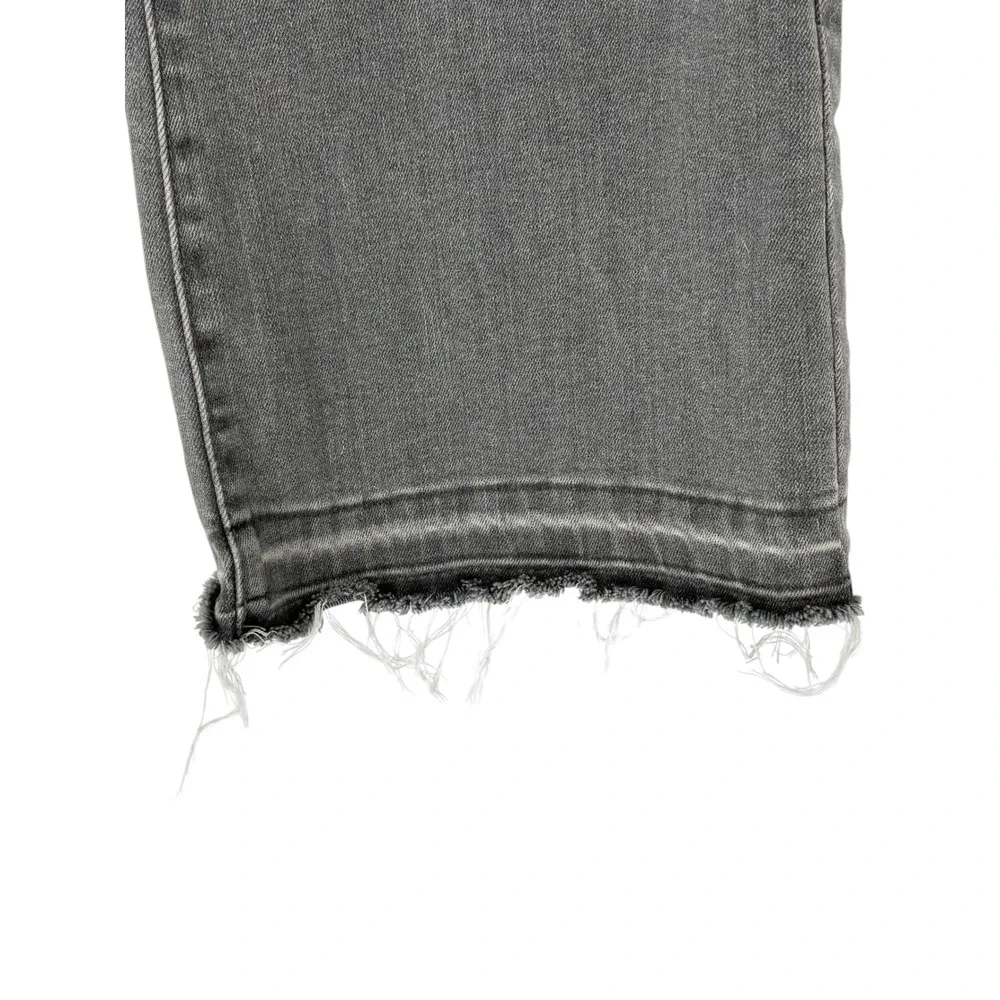 Lucky Brand Lolita Boot Jeans Grey‎ Distressed Raw Hem 14/32